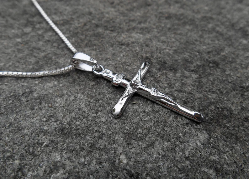 Large Crucifix Necklace
