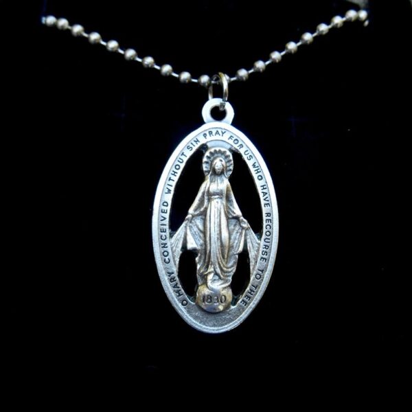 Silhouette Miraculous Medal