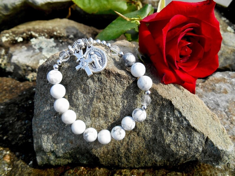 Howlite Rosary bracelet