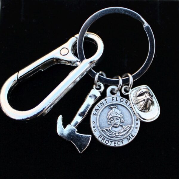 Saint Florian Keychain